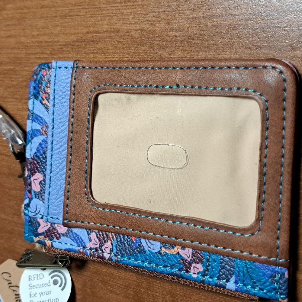 Catchfly Studio Floral Pattern Wristlet Card Holder - Picture 2 of 4
